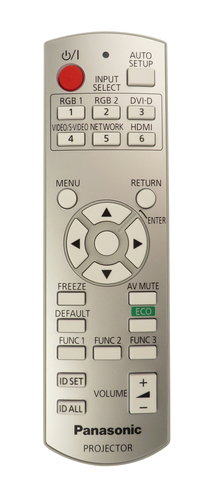 Télécommande originale PANASONIC - PT-DX500E - N2QAYB000566